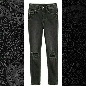 H&M Grey Vintage Skinny Jeans